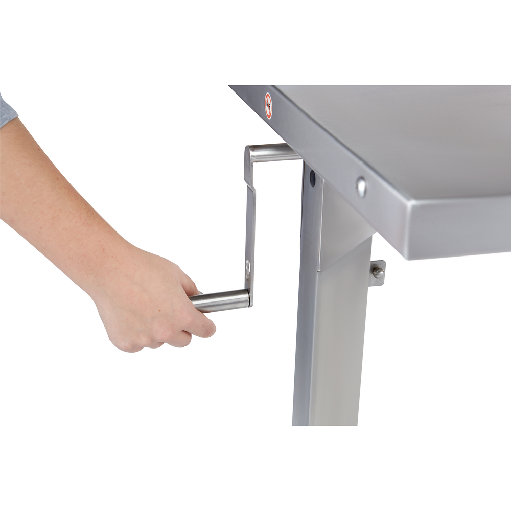 Ergonomic, Manually Height-Adjusted Stainless Steel Georgetown